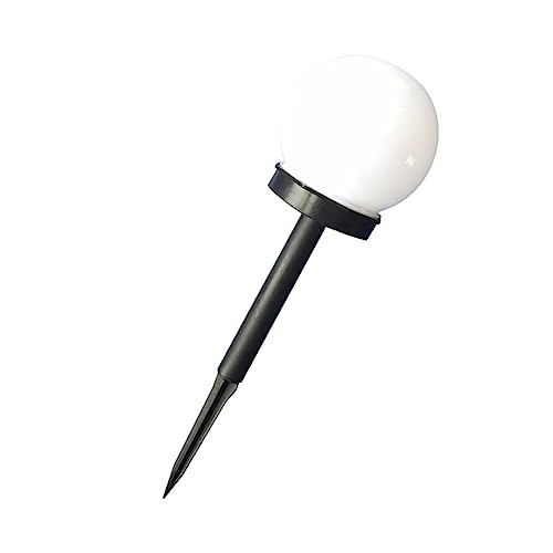 Operitacx 4 Stücke Gartenlampe Runde Kugel Form Weiße Solarleuchte für Außenbereich Warmlicht für Garten Gehweg Patio Installieren Operitacx 4 Stücke Gartenlampe Runde Kugel Form Weiße Solarleuchte für Außenbereich Warmlicht für Garten Gehweg Patio Installieren von Operitacx