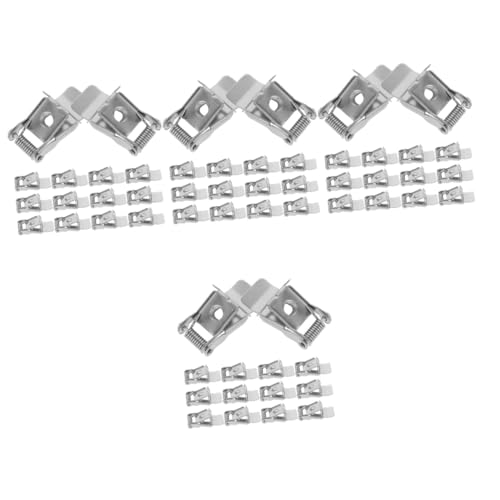 Operitacx 40 Stück Federklemmen für Einbauleuchten Hochwertige Clips für Deckenleuchten und Panel Lampen Einfache Installation für Sichere Befestigung für Abgehängte Decken und Spotlights Operitacx 40 Stück Federklemmen für Einbauleuchten Hochwertige Clips für Deckenleuchten und Panel Lampen Einfache Installation für Sichere Befestigung für Abgehängte Decken und Spotlights von Operitacx