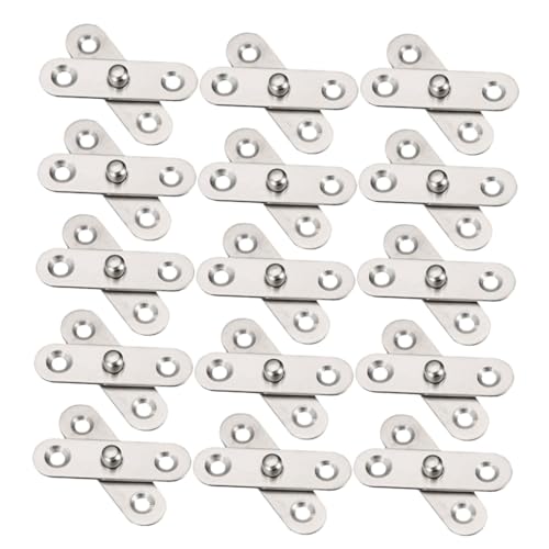 Operitacx 40Stücke Drehscharnier Rotierendes Verstecktes Türscharnier für Möbel Vielseitig Einsetzbar Einfache Installation Langlebig für Geheime Türen Operitacx 40Stücke Drehscharnier Rotierendes Verstecktes Türscharnier für Möbel Vielseitig Einsetzbar Einfache Installation Langlebig für Geheime Türen von Operitacx