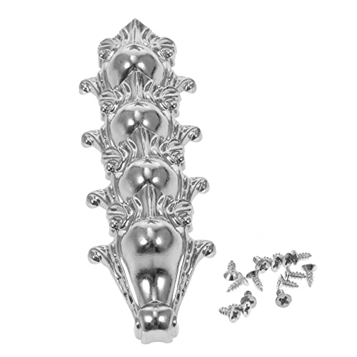 Operitacx 4stücke Metallkistenfüße Aus Zinklegierung Retro Ecken Passend Für Schmuckschatullen Geschenkboxen Holzkisten Robust Langlebig Rostfrei Operitacx 4stücke Metallkistenfüße Aus Zinklegierung Retro Ecken Passend Für Schmuckschatullen Geschenkboxen Holzkisten Robust Langlebig Rostfrei von Operitacx