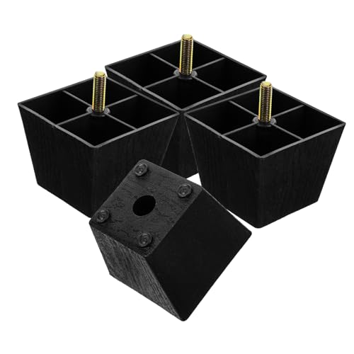 Operitacx 4Stücke Verstellbare Möbelbeine Robustem Und Quadratische Sofabeine Für Sofa Stühle Und Schränke Einfache Installation von Operitacx