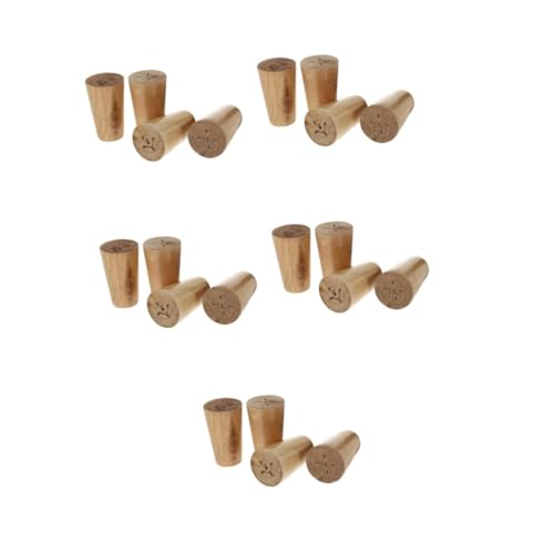 Operitacx 5 Sätze Couch Beine Sofa Für Tischbeine Möbelaufsteiger Fuß Holzmöbelbeine Möbelsteiger Möbelhardware Möbelbeine Holz Kabinettsbeine Weiß Hölzern 4 Stück * 5 von Operitacx