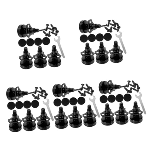 Operitacx 5 Sätze Foot Kit Ausgleichsscheiben Zum Nivellieren Nivellierfüße Sofa -Beine Für Möbelrichtmaschinen Verstellbare Schrankbeine Schwarz Schaum Zufällige Farbe 4 Stück * 5 Operitacx 5 Sätze Foot Kit Ausgleichsscheiben Zum Nivellieren Nivellierfüße Sofa -Beine Für Möbelrichtmaschinen Verstellbare Schrankbeine Schwarz Schaum Zufällige Farbe 4 Stück * 5 von Operitacx