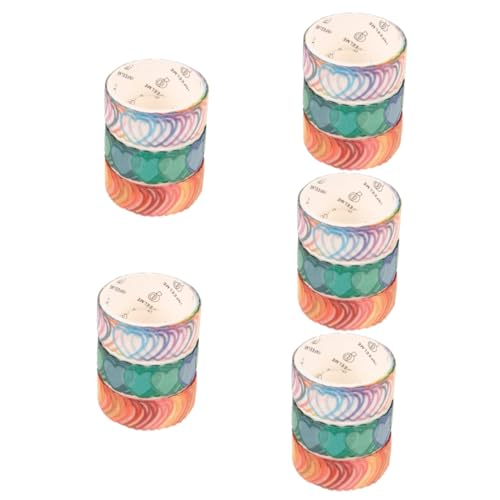 Operitacx 15rollen Dekoratives Washi Tape Für Scrapbooking Kreative Klebebänder Mit Einzigartigen Designs Für Notizbücher Und Für Bastelprojekte Und Journaling Operitacx 15rollen Dekoratives Washi Tape Für Scrapbooking Kreative Klebebänder Mit Einzigartigen Designs Für Notizbücher Und Für Bastelprojekte Und Journaling von Operitacx
