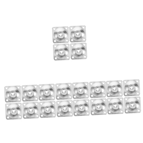 Operitacx 5 Sätze Sofa Fußabdeckung Beinpolster Für Möbel Möbelbeinverbinder Beinmontageplatten Abgewinkelt Beinplatten Für Möbel Verbindungsstück Für Möbelfüße Eisen Silber 4 Stück * 5 von Operitacx
