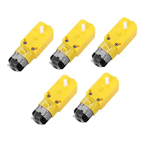 Operitacx 5 Stück Getriebemotor Dualwelle mit Störfunktion Hoher Elektromotor Flexibel Stabiler Ausgang Geeignet für Diy Roboter Rc Autos Wissenschaftliche Elektronik von Operitacx