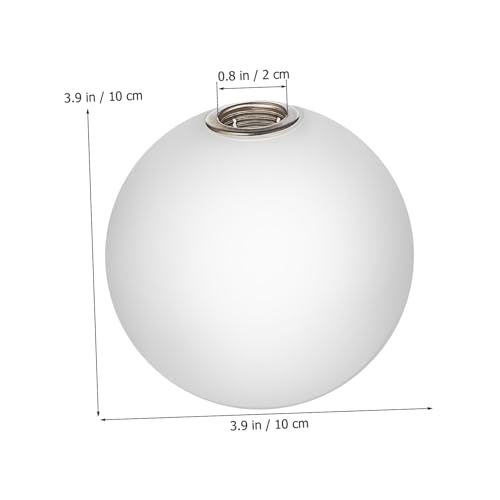Operitacx 5 Stück Glaskugel Lampenschirm Ersatzglas Weiß Modern Deckenleuchte Kugelförmiger Lampenschirm für Kronleuchter Wohnzimmer Schlafzimmer Operitacx 5 Stück Glaskugel Lampenschirm Ersatzglas Weiß Modern Deckenleuchte Kugelförmiger Lampenschirm für Kronleuchter Wohnzimmer Schlafzimmer von Operitacx