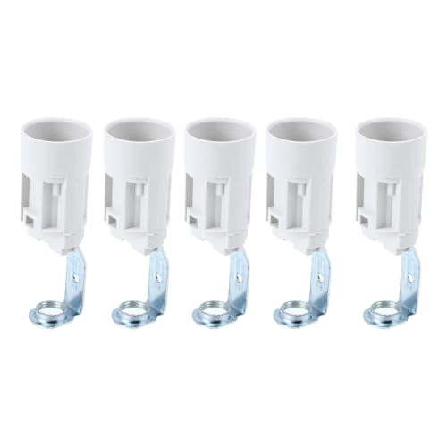 Operitacx 5 Stück Lampenfassung Ersatzfassung für Kerzenlampen Langlebige für Zuhause Büro und DIY Projekte Einfache Installation Design Operitacx 5 Stück Lampenfassung Ersatzfassung für Kerzenlampen Langlebige für Zuhause Büro und DIY Projekte Einfache Installation Design von Operitacx