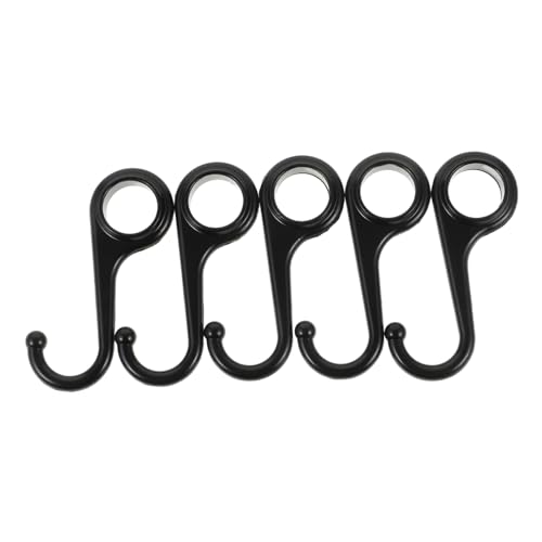 Operitacx 5 Stück Multifunktionale Haken für Küche und Bad Robuste Metallhaken zum Aufhängen von Handtüchern für Schränke und Elegantes Design Schwarz Operitacx 5 Stück Multifunktionale Haken für Küche und Bad Robuste Metallhaken zum Aufhängen von Handtüchern für Schränke und Elegantes Design Schwarz von Operitacx