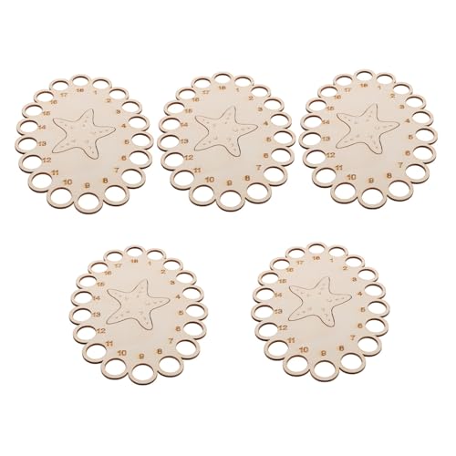 Operitacx 5 Stück Natürlicher Holz-fadenorganizer mit Lochdesign Langlebiges Floss-sortierbrett für Stickerei Kreuzstich und Nähprojekte Vielseitiges Handarbeitszubehör in Beige Operitacx 5 Stück Natürlicher Holz-fadenorganizer mit Lochdesign Langlebiges Floss-sortierbrett für Stickerei Kreuzstich und Nähprojekte Vielseitiges Handarbeitszubehör in Beige von Operitacx