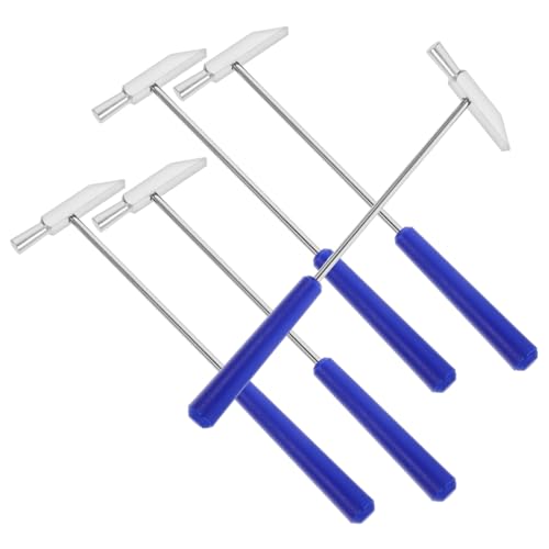 Operitacx 5 Stück Praktischer Mini Camping Hammer Leichter Outdoor Hammer mit Ergonomischem Stoßdämpfendem Griff Multifunktional für Zelte Heringe Bodenarbeiten Wetterbeständig und Robust von Operitacx