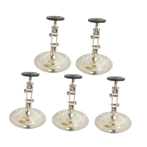 Operitacx 5 Stück Teiliges Kamera wandhalterungs Metall Drehbare Monitorhalterung für Innen Außenbereich Robuste Überwachungskamera halterungen zur Sicheren Wandmontage von Operitacx