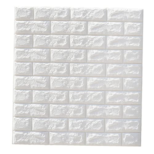 Operitacx 5 Stück Ziegelstein Wandsticker Selbstklebendes Panel Tapete für Tv Hintergrund und Sofa Wanddekoration Weiß Operitacx 5 Stück Ziegelstein Wandsticker Selbstklebendes Panel Tapete für Tv Hintergrund und Sofa Wanddekoration Weiß von Operitacx