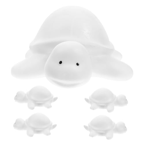 Operitacx 5 Stück buntes nachtlicht Turtle Night Light Weg hinein Nachtschlafzimmer Licht Lampen tischlampe Schildkröten-Nachtlampe Schildkröte Licht Nachtlampe für Vinyl Weiß von Operitacx