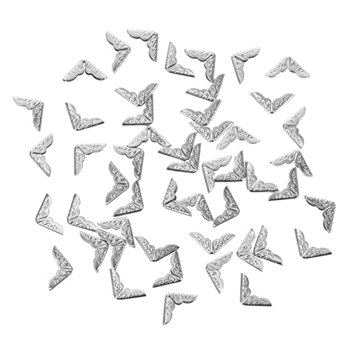 Operitacx 50stücke Dekorative Buchecken Aus Metall Schutz Für Bücher Alben Und Scrapbooking Langlebige Eckenschützer Für Notizbücher Und -projekte Operitacx 50stücke Dekorative Buchecken Aus Metall Schutz Für Bücher Alben Und Scrapbooking Langlebige Eckenschützer Für Notizbücher Und -projekte von Operitacx