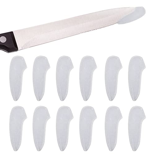 50 Stück Guards& Sleeves Flexible Spitzenendkappen Messerspitzen Klingen Spitzenhülsen Spitzenschutz für Verletzungen in Der Küche zu Hause von Operitacx