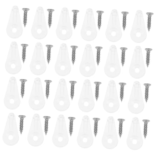 Operitacx 50 Stück Halteclips Robuste Montageclips für Spiegel Schranktüren und Möbel Schrauben Transparentes Design für Einfache Installation und Ansprechende Operitacx 50 Stück Halteclips Robuste Montageclips für Spiegel Schranktüren und Möbel Schrauben Transparentes Design für Einfache Installation und Ansprechende von Operitacx