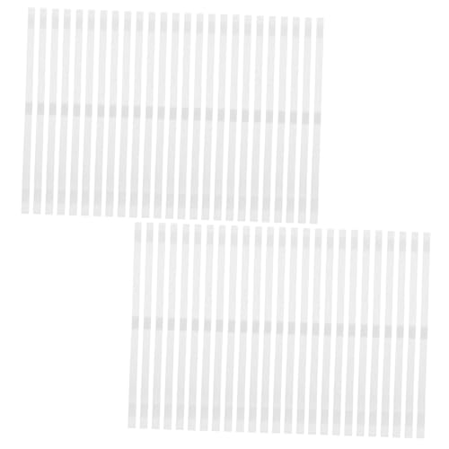 Operitacx 50stücke Thermoklebeband Weiß Heißklebestreifen Für Buchbinden Bindeklebeband Mit Netzrückseite Geeignet Für Berichte Und Dokumente von Operitacx