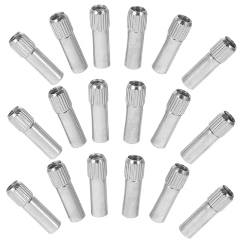 Operitacx 50 Stück Regalstützstifte mit Abdeckung Stabile Möbelhalter für Schrankregale Einfache Montage Langlebige Metallpins für Küchen- Bücher Kleiderschränke von Operitacx