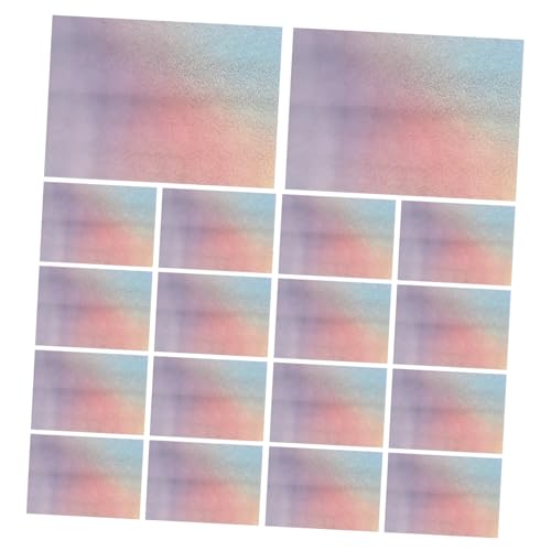 Operitacx 50 Stück Teiliges Holografisches Glitzer-kartonpapier mit Metallischem Schillerndem Muster Robust und Langlebig für Origami Schokoladenverpackung Bastelprojekte und Dekorative Operitacx 50 Stück Teiliges Holografisches Glitzer-kartonpapier mit Metallischem Schillerndem Muster Robust und Langlebig für Origami Schokoladenverpackung Bastelprojekte und Dekorative von Operitacx