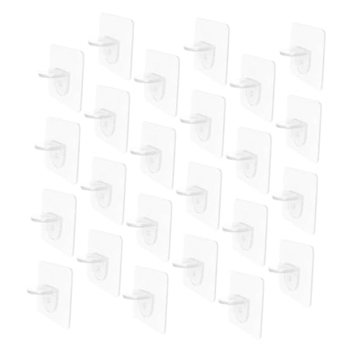 Operitacx 50 Stück Teiliges Transparente Selbstklebende Regalbodenträger Robuste Kunststoff-einlegebodenhalter für Küchenschränke Kleiderschränke Bücherregale Einfache Montage ohne Bohren von Operitacx