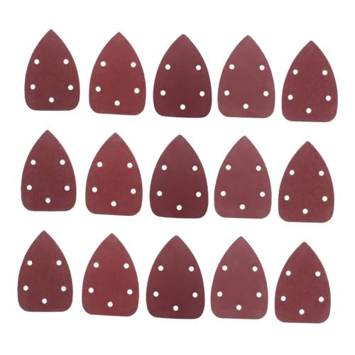 Operitacx 50 Stück Zum Nachbearbeiten Verschiedener Möbelkörnungen/Ton/Und Schleifen/Dreieckiges Sortiment An Schlaufenpads // Holzkörnungspads Detail – Hobby Schleifmaus – Lochhaken Ersatz Operitacx 50 Stück Zum Nachbearbeiten Verschiedener Möbelkörnungen/Ton/Und Schleifen/Dreieckiges Sortiment An Schlaufenpads // Holzkörnungspads Detail – Hobby Schleifmaus – Lochhaken Ersatz von Operitacx