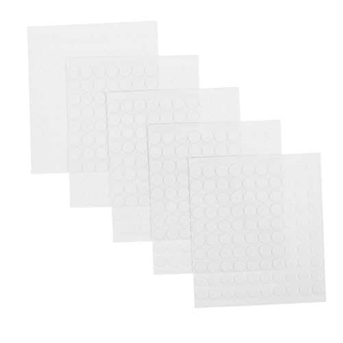 Operitacx 500 Stück Doppelseitige Klebepunkte Transparente Ablösbare Klebepads ohne Rückstände für Wände Poster Ballons und Diy Projekte für Temporäre Anwendungen von Operitacx