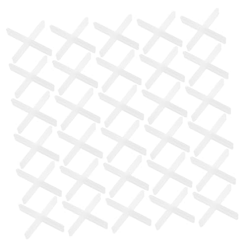 Operitacx 500 Stück Fliesenausgleichskeile Kunststoff Kreuz Abstandshalter für Wand und Bodenfliesen Selbstnivellierend Wiederverwendbar für Keramik und Verlegung von Operitacx