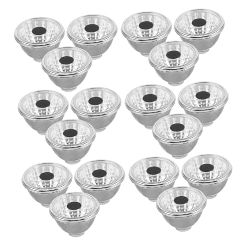 Operitacx 50stücke Kunststoff-scheinwerfer-lampenschirme Für Statuenaugen Diy Dekorative Scheinwerfer-lichtabdeckung Solar-gartenstatuen-lichteraugenbecher Für Außenbereich Terrasse von Operitacx