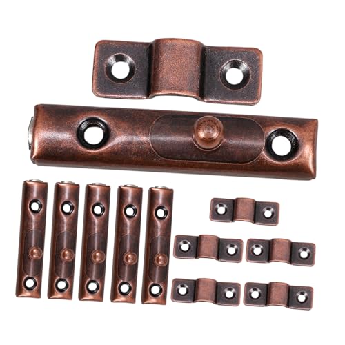 Operitacx 6 Sätze Schiebelatch Türsicherung für Schranktüren Einfacher Einsatz Elegantes Design für Zuhause und Badezimmer von Operitacx