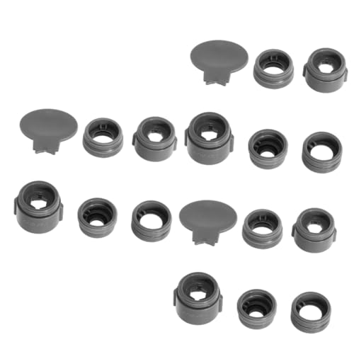 Operitacx 6 Sätze Wasserhahn-Adapter Wasserhahndüse Adapter Wasserhahn-Sprayer-Adapter Plastik Grey von Operitacx