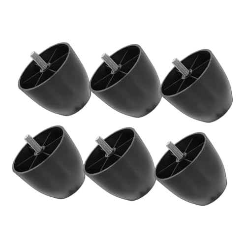 Operitacx 6 Stck Teiliges Schraubbare Möbelbeine Stabilem Kunststoff Runde Sofa und Stuhlbeine Einfache Montage Langlebig und Verformungsfest Geeignet für Schränke und Sofas von Operitacx