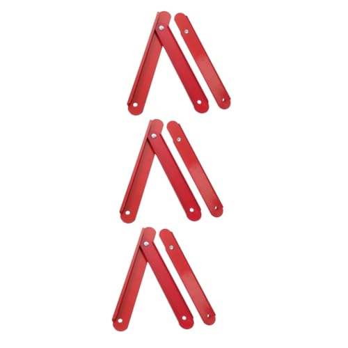 Operitacx 6 Stck. Aluminium Treppenleiter Scharnier Ersatzteile für Dachbodenleiter Stabile Verbindungselemente für Heimwerkerprojekte und Reparaturen von Operitacx