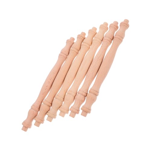 Operitacx 6 Stück Holzspindeln Unlackiert Glatte Oberfläche für Diy Möbel und Treppengeländer Kompakte Robuste Bauweise für Dekorative Handwerksprojekte Operitacx 6 Stück Holzspindeln Unlackiert Glatte Oberfläche für Diy Möbel und Treppengeländer Kompakte Robuste Bauweise für Dekorative Handwerksprojekte von Operitacx