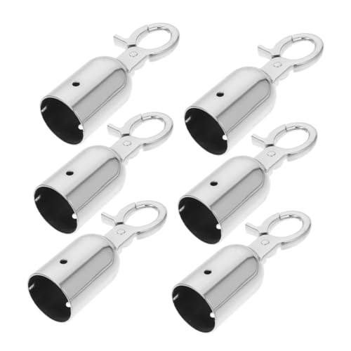 Operitacx 6 Stück Innen Durchmesser Seilstopper mit Haken Metall Seilstopper für Geländer Einfache Installation und Hohe von Operitacx
