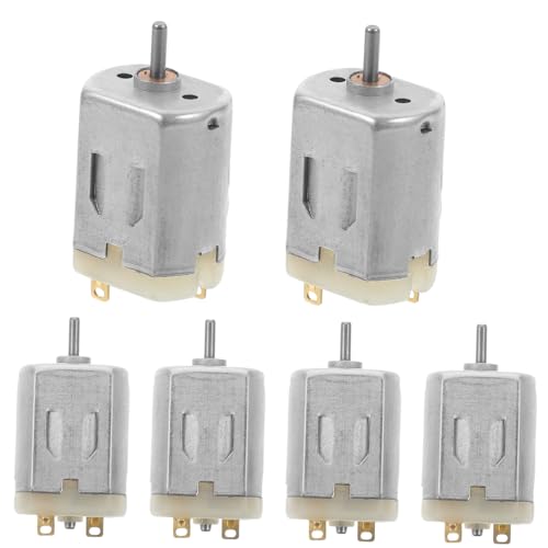 Operitacx 6 Stück Teiliges DIY Spielzeugzug Motor Set Dc Motor für Wissenschaftliche Projekte Kompatibel mit Spielzeugautos Langlebig und Installieren Operitacx 6 Stück Teiliges DIY Spielzeugzug Motor Set Dc Motor für Wissenschaftliche Projekte Kompatibel mit Spielzeugautos Langlebig und Installieren von Operitacx
