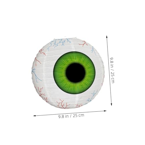 Operitacx 6 Stück Teiliges Halloween Papierlaternen Gruseligen Augen-designs Leichte Hängende Dekorationen für Innen und Außen Party Klassenraum-deko für Schaurige Festlichkeiten von Operitacx
