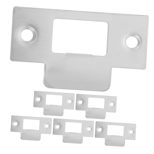 Operitacx 6 Stück Teiliges Tür schlagplatte aus Edelstahl Verstellbare Türriegel Abdeckung für Fenster Fliegengitter Schiebetüren Robuste Türverstärkung für Erhöhte und Passgenauen Sitz Operitacx 6 Stück Teiliges Tür schlagplatte aus Edelstahl Verstellbare Türriegel Abdeckung für Fenster Fliegengitter Schiebetüren Robuste Türverstärkung für Erhöhte und Passgenauen Sitz von Operitacx