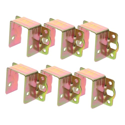 Operitacx 6 Stück Teiliges Verstärktes U Förmiges Bettplattenhalterung Professionelle Bettgestell Hardware Stabile Bettrahmen für Einfache Montage und Langlebige Unterstützung Operitacx 6 Stück Teiliges Verstärktes U Förmiges Bettplattenhalterung Professionelle Bettgestell Hardware Stabile Bettrahmen für Einfache Montage und Langlebige Unterstützung von Operitacx