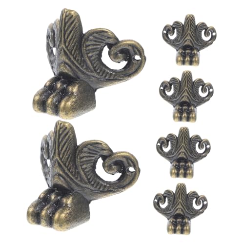 Operitacx 6 Stück Teiliges Vintage Metallmöbelfüße für Holzboxen und Schmuckkästen Stabile Dekorfüße mit Einfacher Montage Kleine Tischbeine für Antike Möbelakzente Operitacx 6 Stück Teiliges Vintage Metallmöbelfüße für Holzboxen und Schmuckkästen Stabile Dekorfüße mit Einfacher Montage Kleine Tischbeine für Antike Möbelakzente von Operitacx