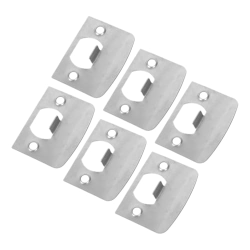Operitacx 6 Stück Verstellbare Türschlagplatte aus Stahl für Riegelschloss Kompatibel mit Fliegengittern Schiebetüren Einfache Montage Verstärkte gegen Einbruch Operitacx 6 Stück Verstellbare Türschlagplatte aus Stahl für Riegelschloss Kompatibel mit Fliegengittern Schiebetüren Einfache Montage Verstärkte gegen Einbruch von Operitacx