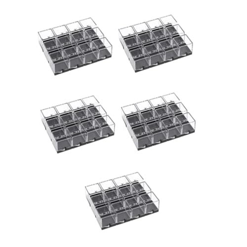 Operitacx 60 Stck Transparente Quadratische Mineralien Aufbewahrungsbox Teiliges Klare Kunststoff Vitrine für Edelstein Sammelfiguren Robuste Probenbehälter mit Dekorativem Design zur Operitacx 60 Stck Transparente Quadratische Mineralien Aufbewahrungsbox Teiliges Klare Kunststoff Vitrine für Edelstein Sammelfiguren Robuste Probenbehälter mit Dekorativem Design zur von Operitacx