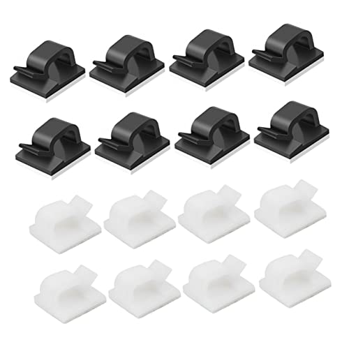 Operitacx 60 Stück Kabelmanagement Selbstklebende Kabelclips für Organisation von Netzwerkkabeln USB Kabeln und Tv Kabeln für Auto Büro und Zuhause Operitacx 60 Stück Kabelmanagement Selbstklebende Kabelclips für Organisation von Netzwerkkabeln USB Kabeln und Tv Kabeln für Auto Büro und Zuhause von Operitacx