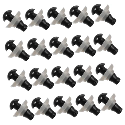 Operitacx 600 Stück Schwarze Kunststoff Sicherheitsaugen mit Unterlegscheiben für DIY Puppen Häkeltiere Plüschtiere Basteln Reparatur Operitacx 600 Stück Schwarze Kunststoff Sicherheitsaugen mit Unterlegscheiben für DIY Puppen Häkeltiere Plüschtiere Basteln Reparatur von Operitacx