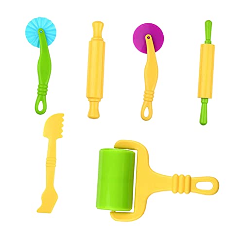 Operitacx 6Stücke Teiliges DIY Handroller Set Kunststoff für Multifunktionales Knete Werkzeug für Kreative Bastelprojekte und Modellierung Fördert die Hand Augen Koordination Operitacx 6Stücke Teiliges DIY Handroller Set Kunststoff für Multifunktionales Knete Werkzeug für Kreative Bastelprojekte und Modellierung Fördert die Hand Augen Koordination von Operitacx