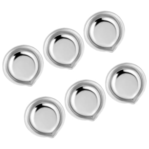 Operitacx 6Stücke Teiliges mit Ausguss Kompakte Runde Aquarellpalette für Malerei Vielseitig Einsetzbar Leicht zu Reinigen für Reisen von Operitacx