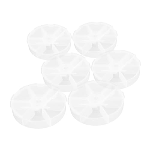 Operitacx 6st Mit Sechs Gittern Aufbewahrung Von Buntstiften Plastikbehälter Schraubenorganisator Buntstift-Organizer Organisator des Kunstbedarfs Fachorganisator Weiß Pp Operitacx 6st Mit Sechs Gittern Aufbewahrung Von Buntstiften Plastikbehälter Schraubenorganisator Buntstift-Organizer Organisator des Kunstbedarfs Fachorganisator Weiß Pp von Operitacx