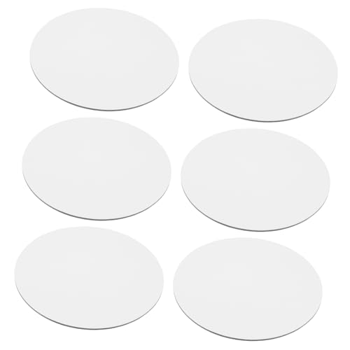 Operitacx 6stücke Rundes Leinwandbrett Leinwandtafel Für Öl Und Tempera Künstlerleinwand in Runder Form Geeignet Für Schüler Und Hobbymaler von Operitacx