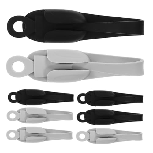 Operitacx 8 Stück Multifunktionaler Kabel Organizer für Küchengeräte Kabelaufwicklung Kabelhalter Selbstklebend Flexibel Elastisch für Airfryer Toaster und Druckkocher Neutral von Operitacx