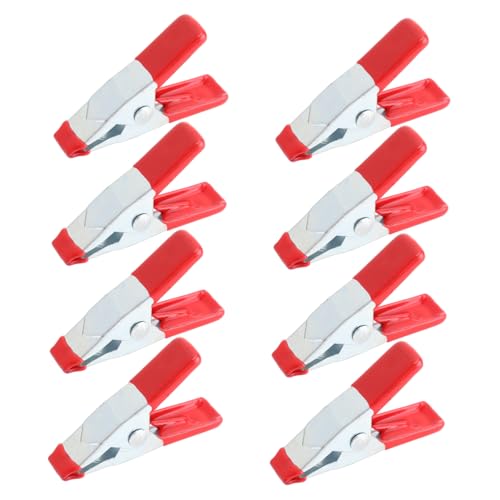Operitacx 8 Stück Teiliges Carbonstahl Federklemmen Starke Alligator Clips Vielseitige Zelthalterung für Camping Outdoor Metallfederklemmen Robust und Langlebig Operitacx 8 Stück Teiliges Carbonstahl Federklemmen Starke Alligator Clips Vielseitige Zelthalterung für Camping Outdoor Metallfederklemmen Robust und Langlebig von Operitacx